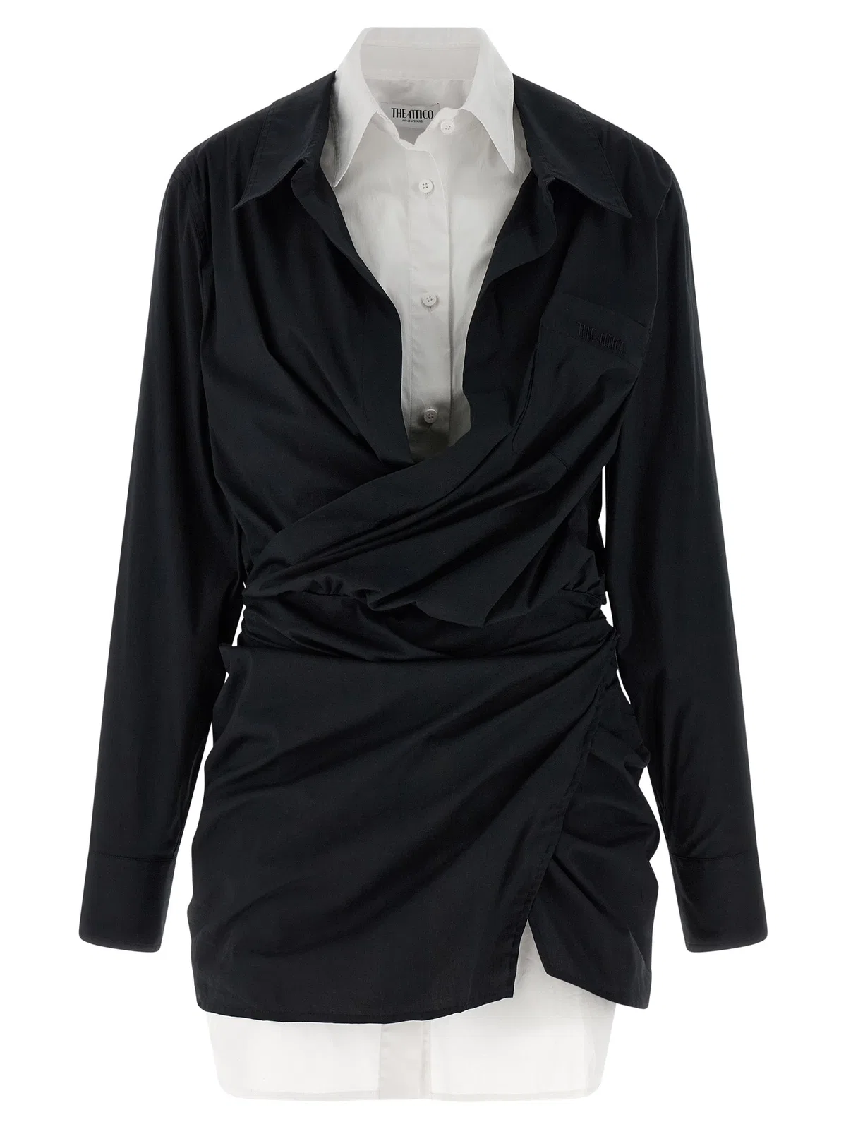 The Attico Double Layer Shirt Dress