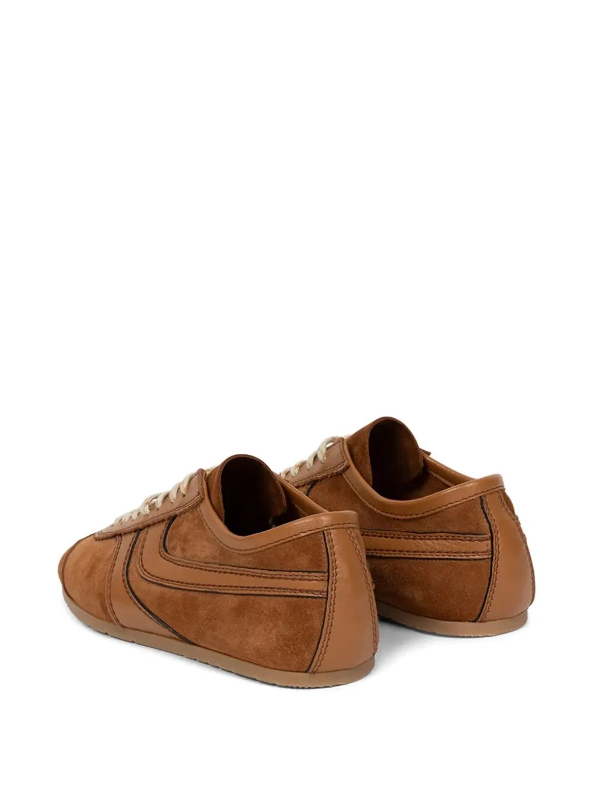 Dries Van Noten Leather Bowling Sneakers