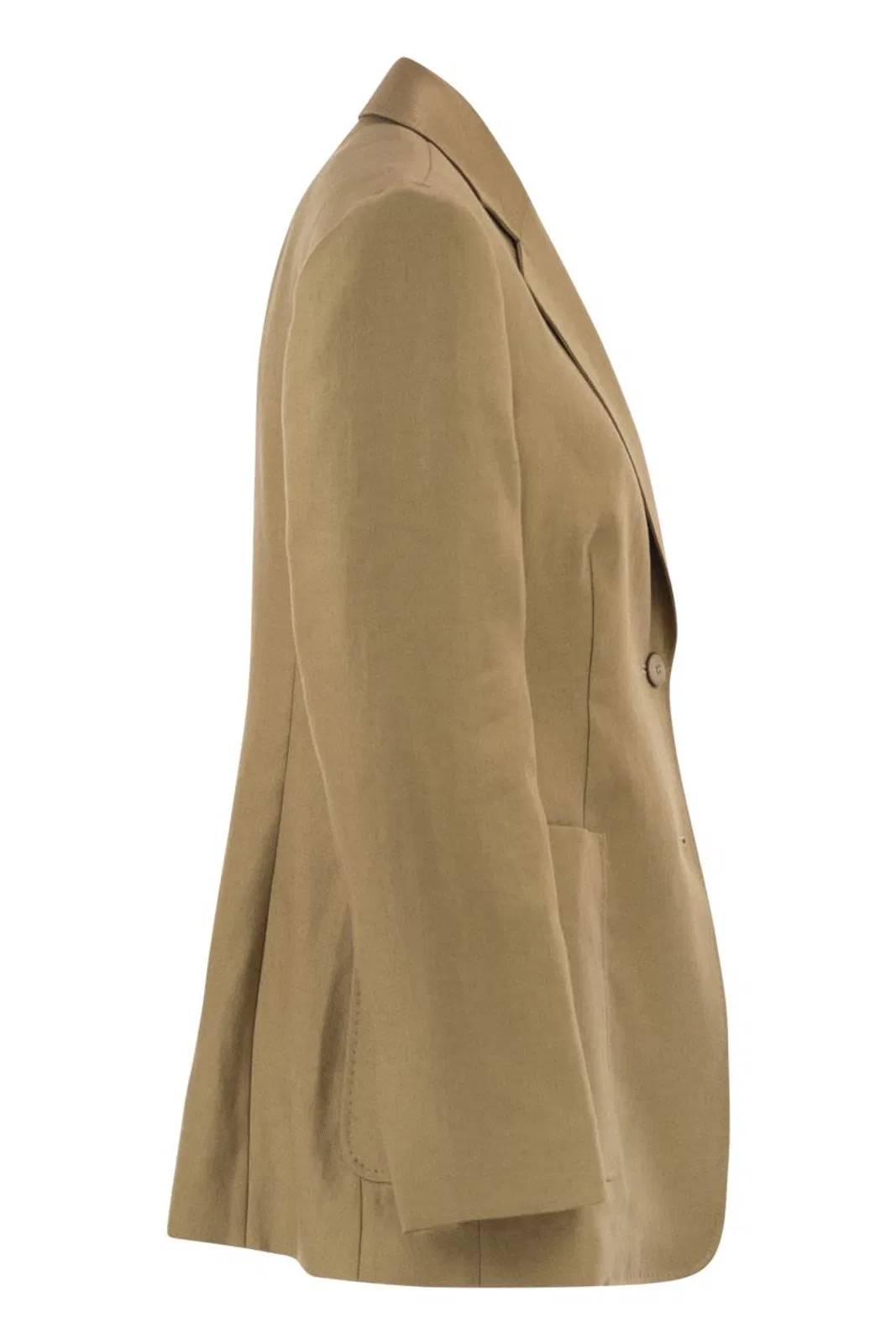 Max Mara Mxmvolonta - Pure Linen Fabric Blazer