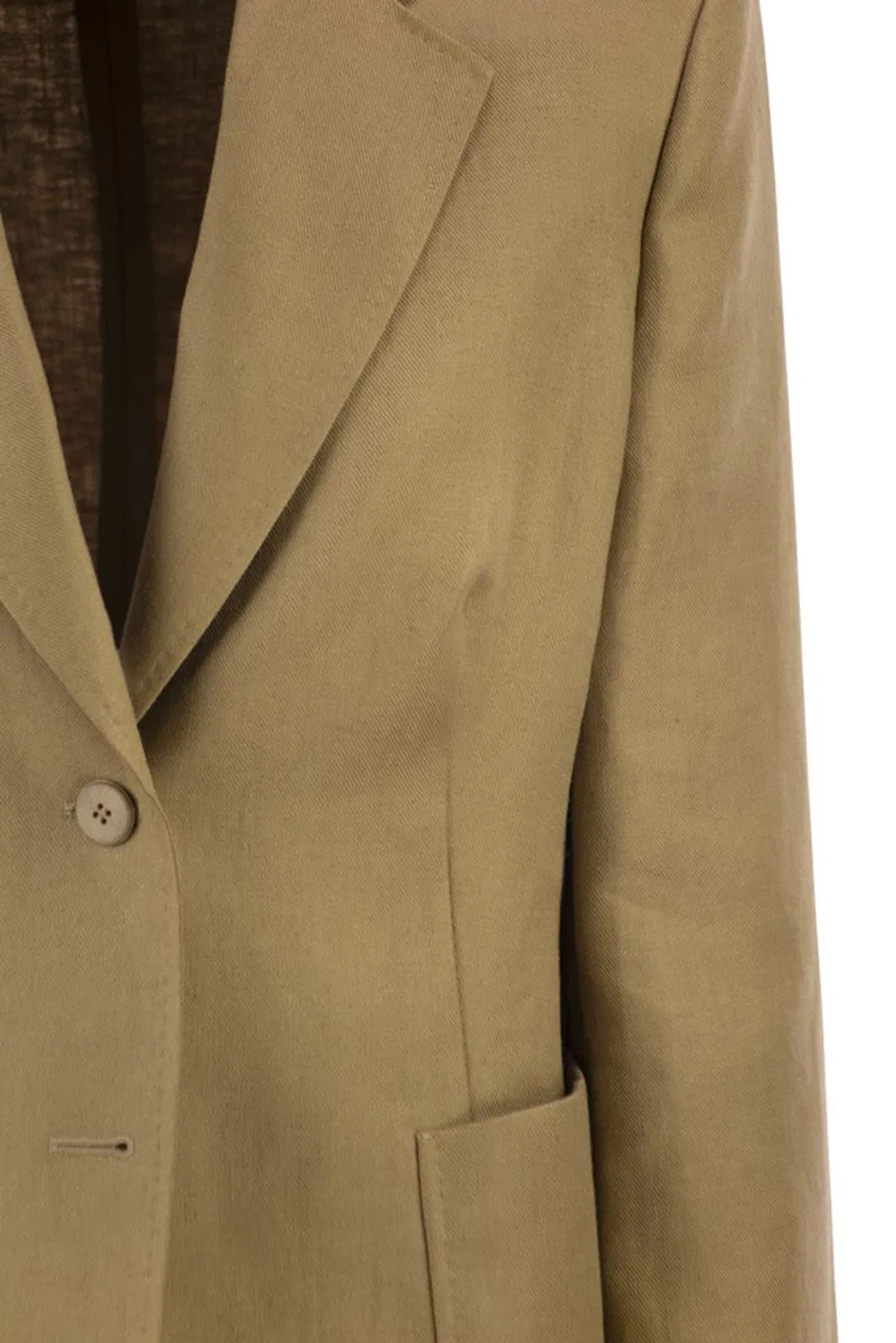 Max Mara Mxmvolonta - Pure Linen Fabric Blazer