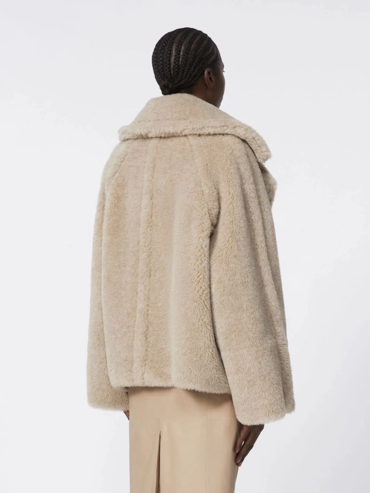 Max Mara Mxmcambusa Teddy Fabric Coat