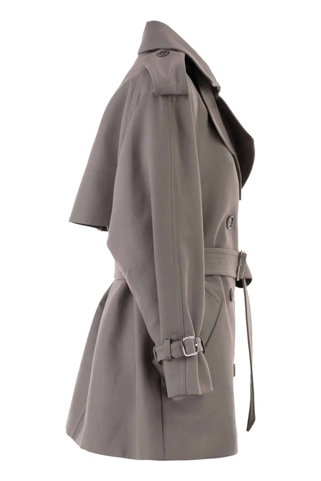 Max Mara Mxscacio - Short Cotton Trench Coat