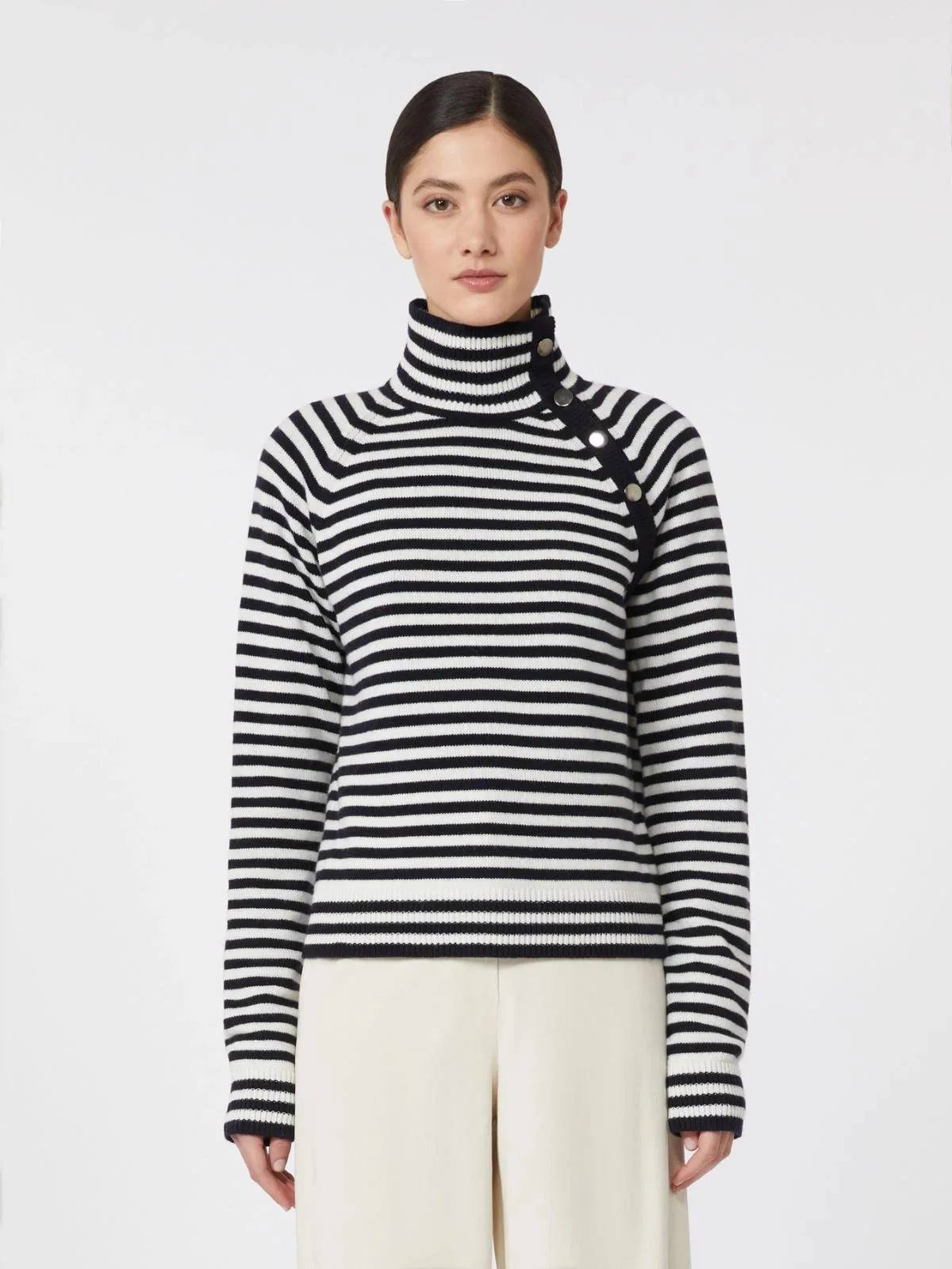 Max Mara Mxmpaniera Polo-Neck Sweater
