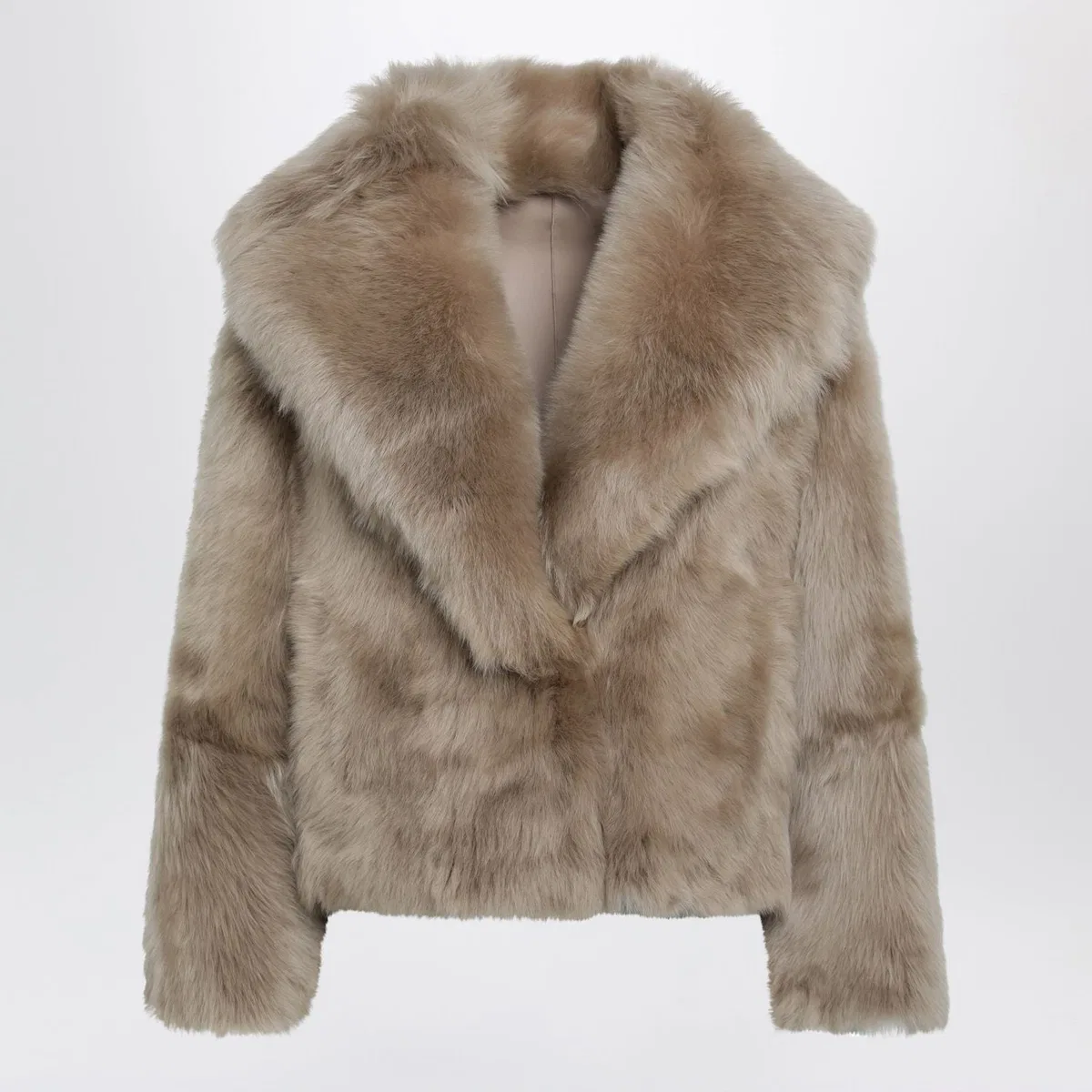 Blancha Short Hazelnut Fur Jacket