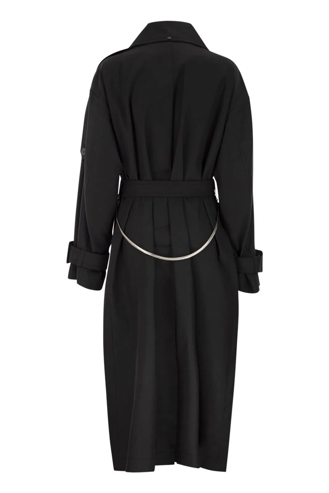 Max Mara Sportmax Spxgocce - Long Trench Coat In Water-Rep