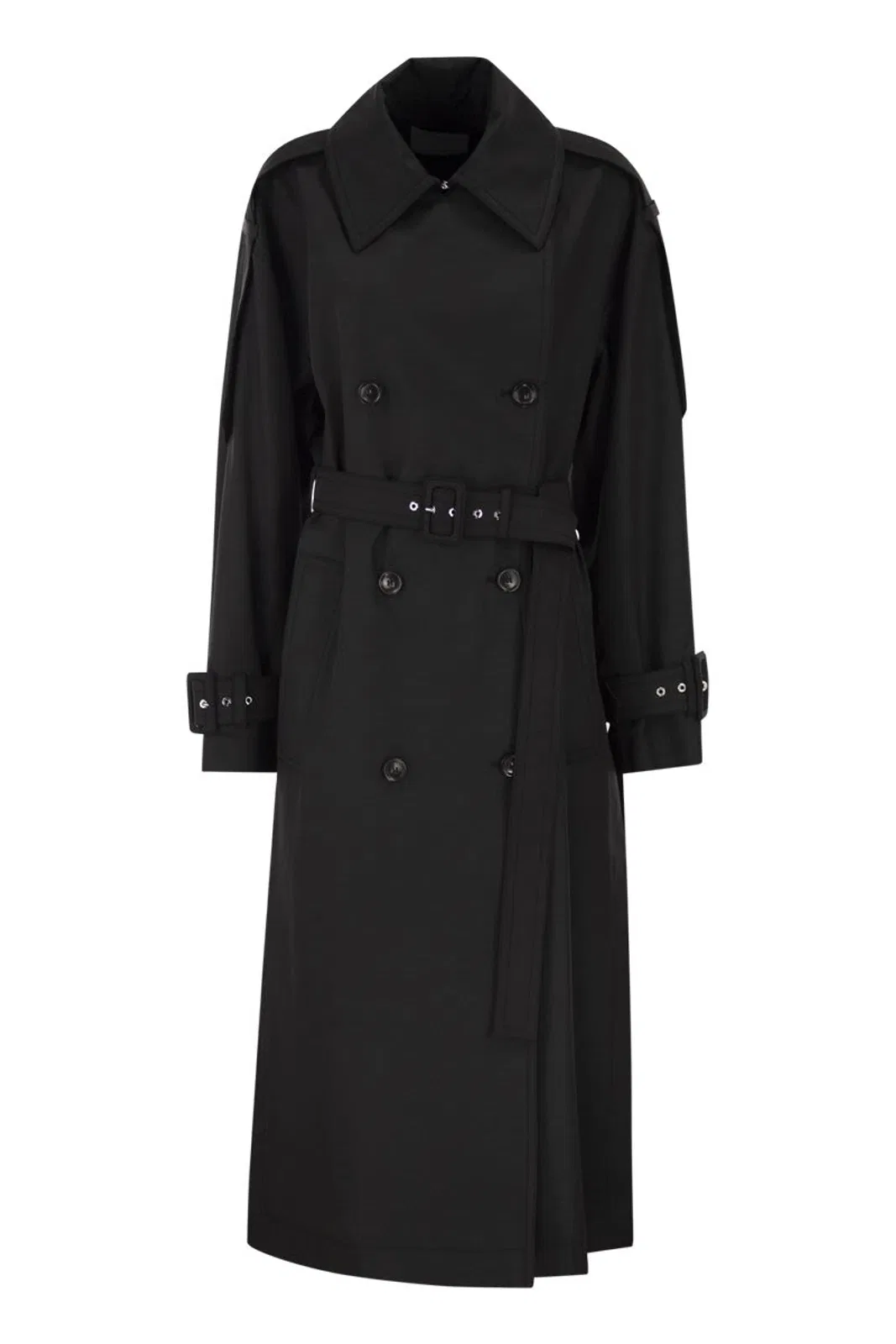 Max Mara Sportmax Spxgocce - Long Trench Coat In Water-Rep