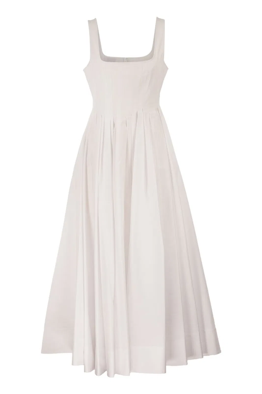 Max Mara Sportmax Spxgiro – Structured Cotton Midi Dress W