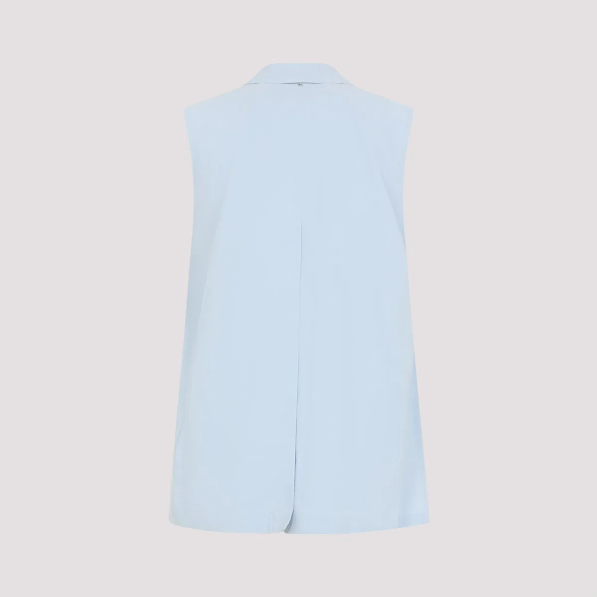 Max Mara Sportmax Light Blue Maggio Viscose Gilet