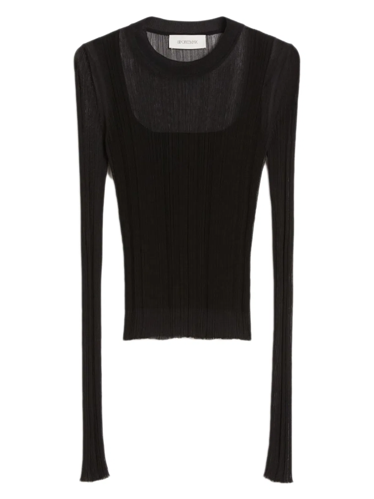 Max Mara Sportmax Spxbuono - Trompe L'oeil Viscose Jumper