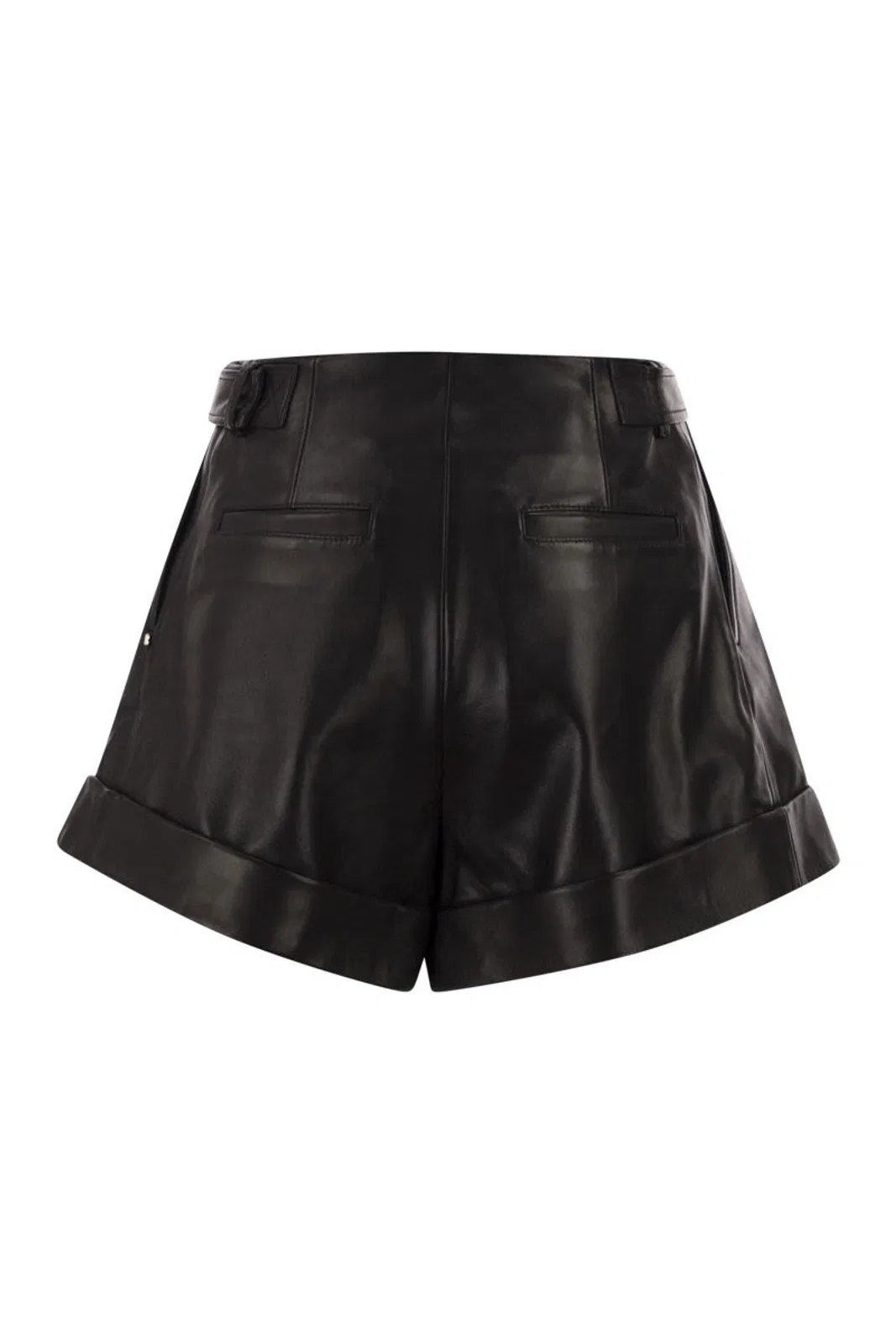 Max Mara Sportmax Spxvasaio - Leather Bermuda Shorts