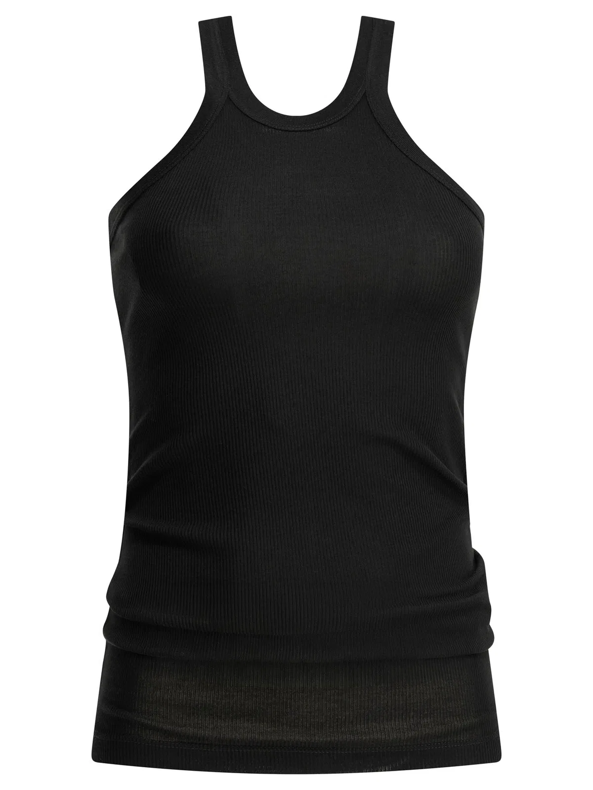 Max Mara Sportmax Black Cotton Silk Elastane Cotton And Si