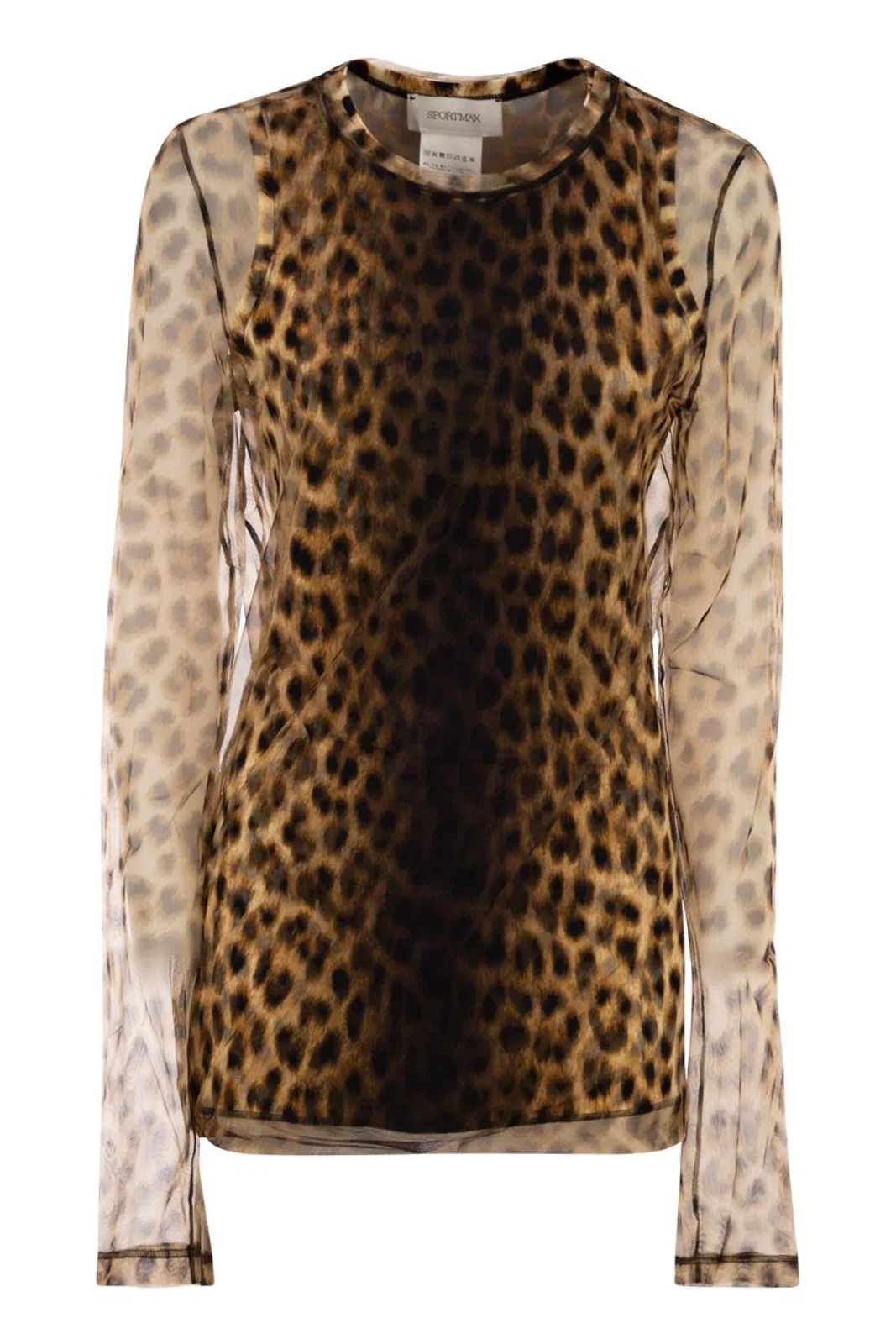 Max Mara Sportmax "Zebu" Mesh Top
