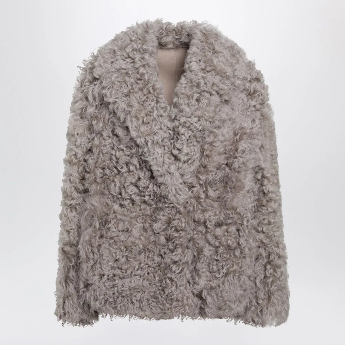 Blancha Short Taupe Fur Jacket
