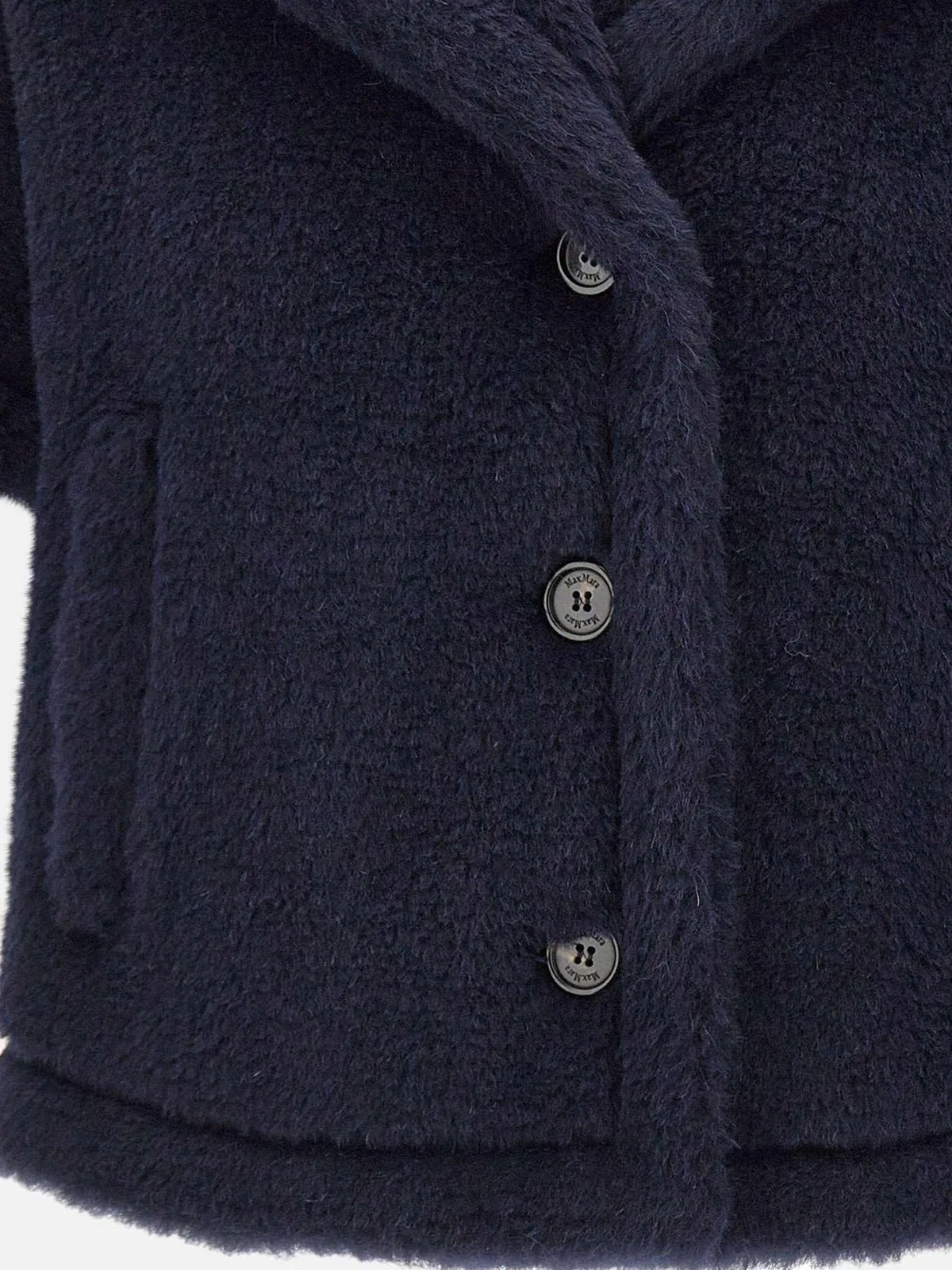 Max Mara Mxacorvino Teddy Fabric Cape