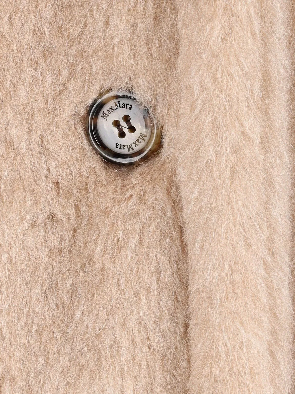 Max Mara Mxacorvino Teddy Fabric Cape