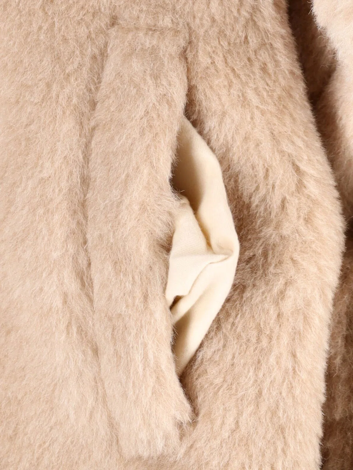 Max Mara Mxacorvino Teddy Fabric Cape