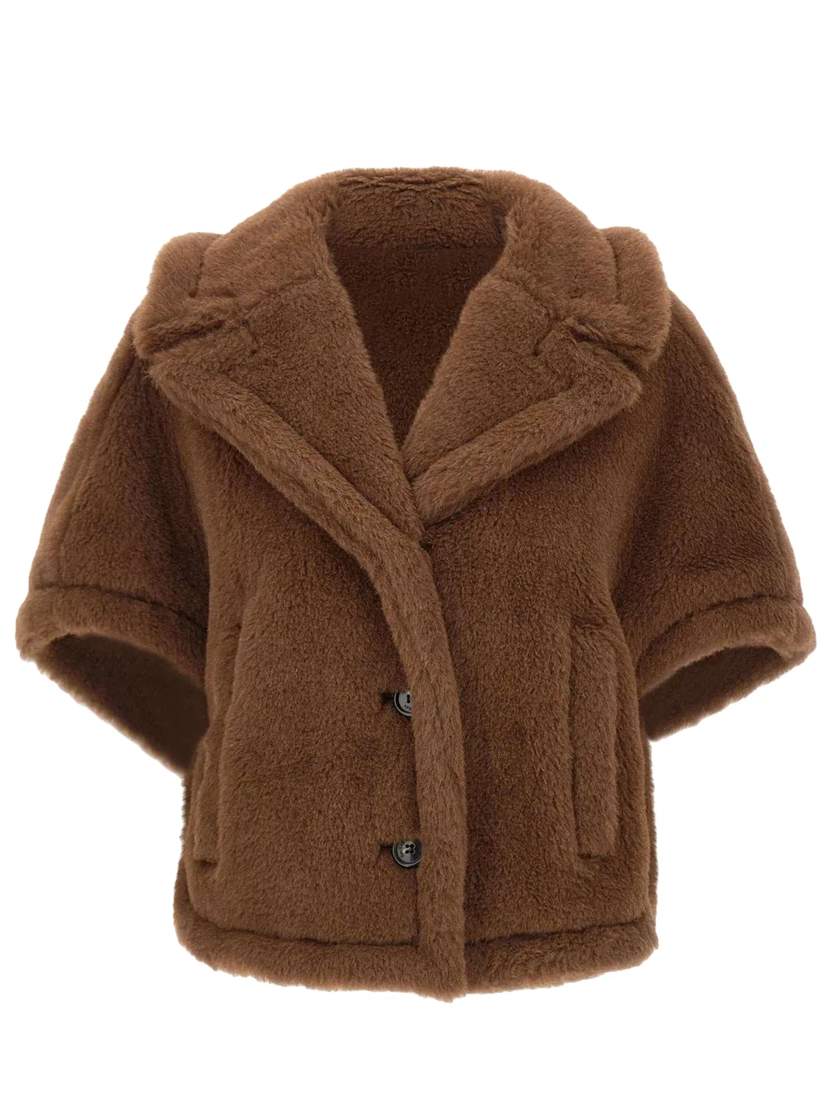 Max Mara Mxacorvino4 Teddy Fabric Cape