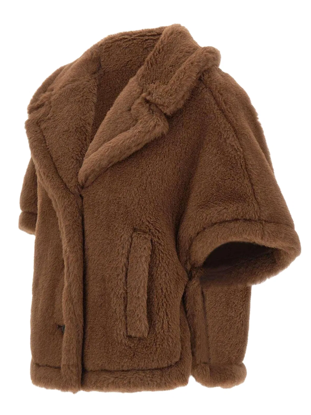 Max Mara Mxacorvino4 Teddy Fabric Cape