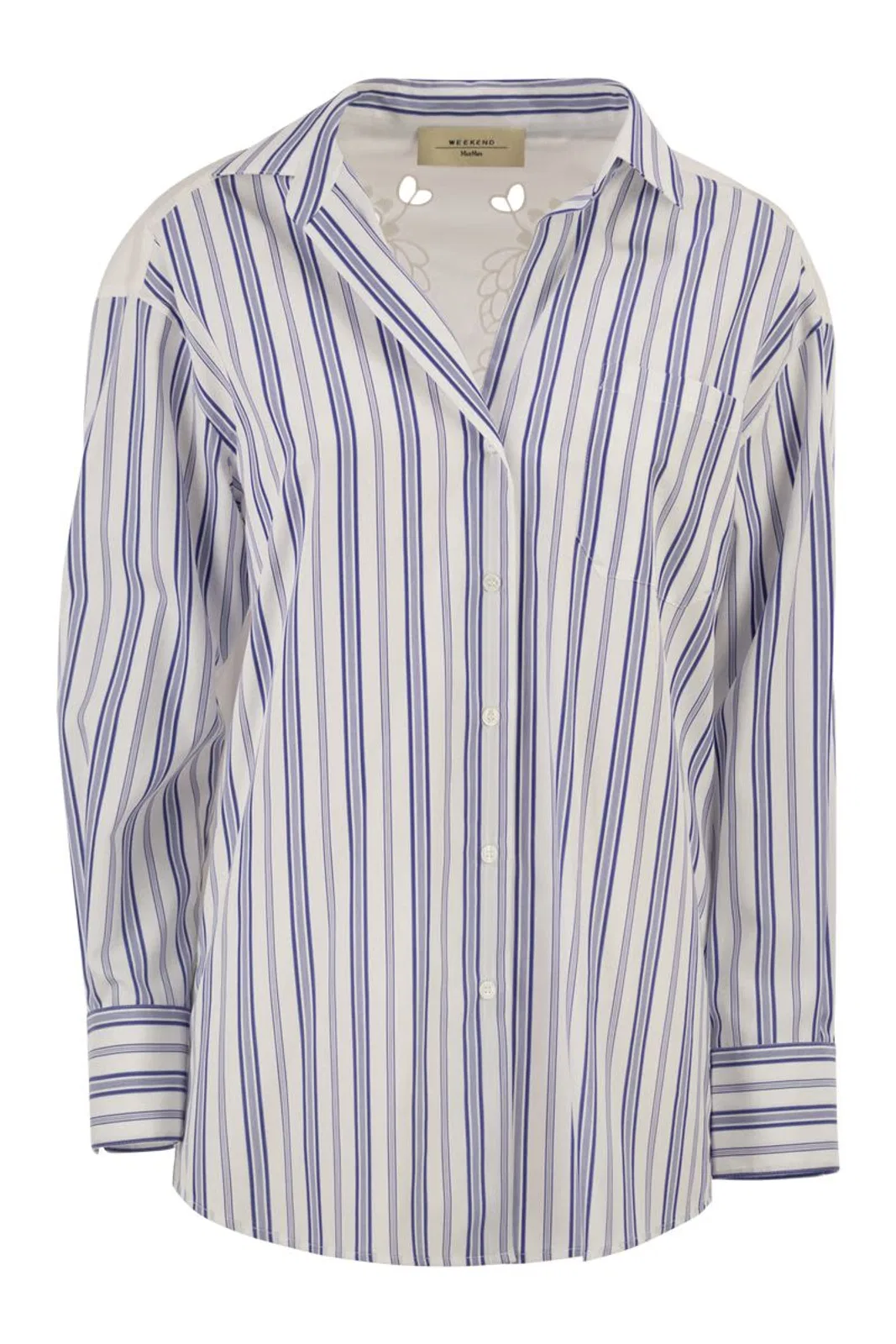 Weekend Max Mara Wkdtessile - Striped Cotton Shirt With S