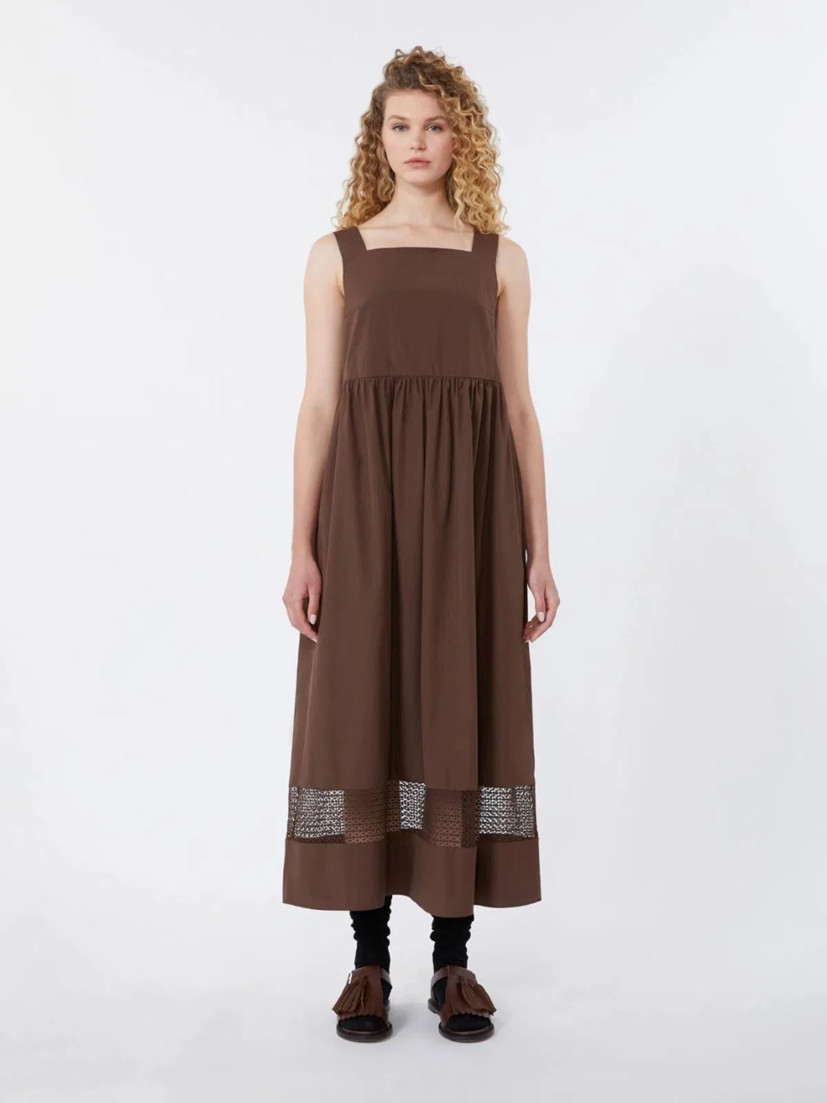 Weekend Max Mara Wkdgola - Sleeveless Cotton Poplin Dress