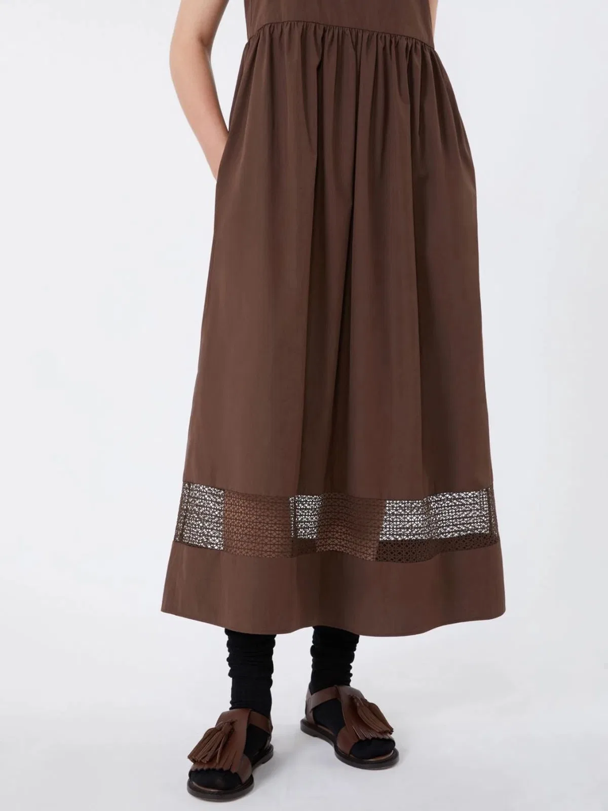 Weekend Max Mara Wkdgola - Sleeveless Cotton Poplin Dress