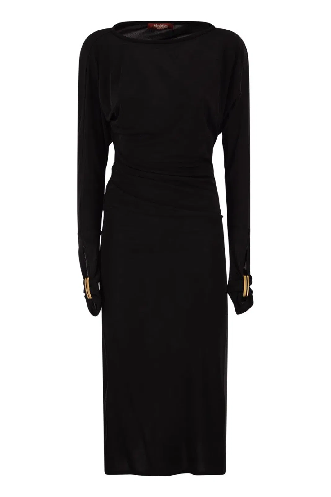 Max Mara Mstsalvo - Draped Viscose Jersey Midi Dr