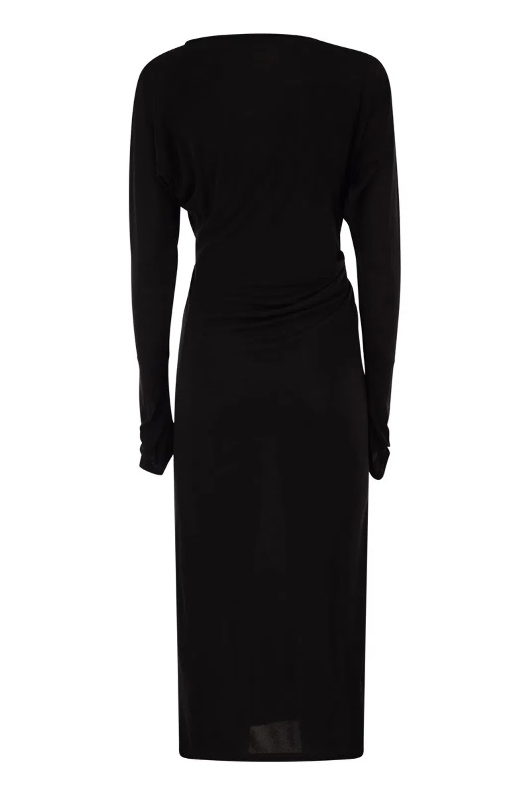 Max Mara Mstsalvo - Draped Viscose Jersey Midi Dr