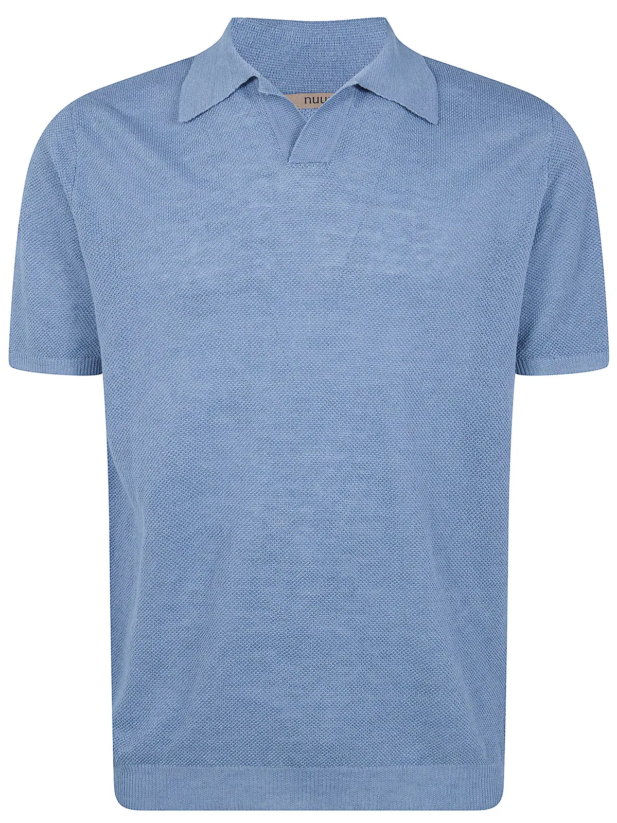 Nuur Short Sleeved Polo Neck Piquet Stitch T-