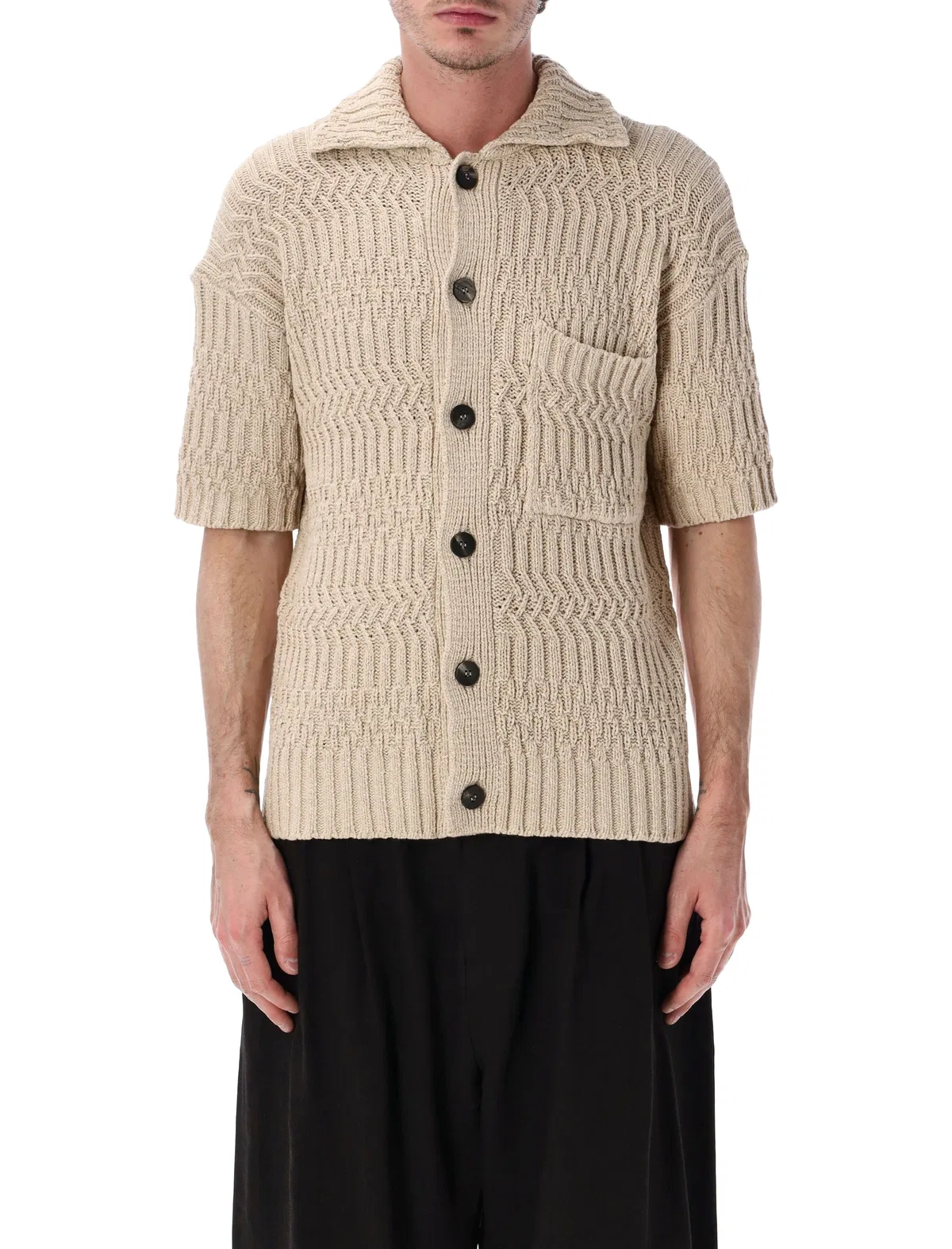 Roberto collina Short Sleeves Cotton Cardigan