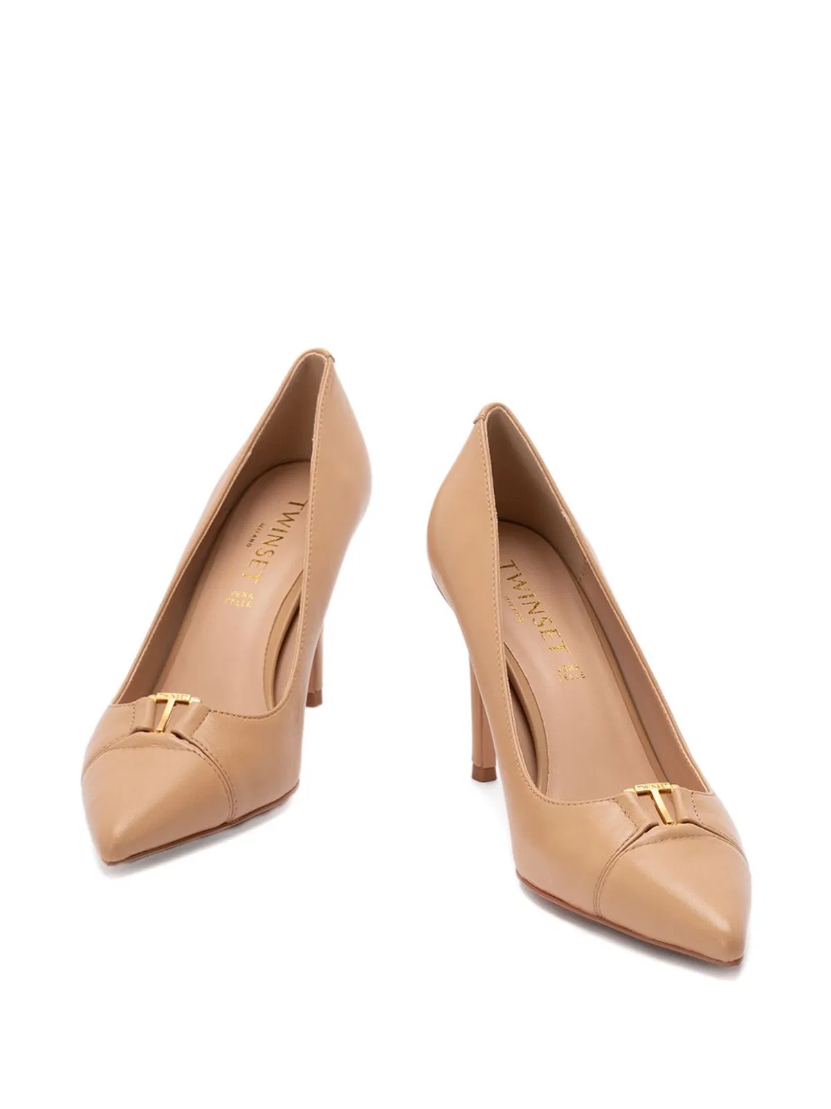 Twin-Set Delicate Sand Pointed Stiletto Shoes