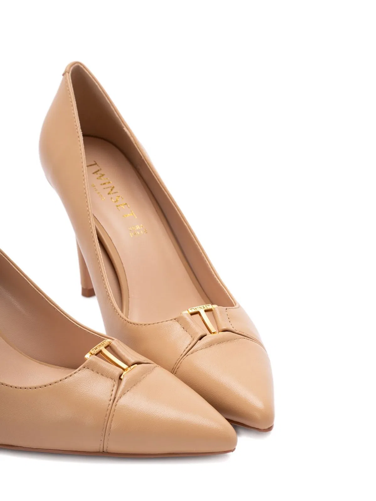 Twin-Set Delicate Sand Pointed Stiletto Shoes