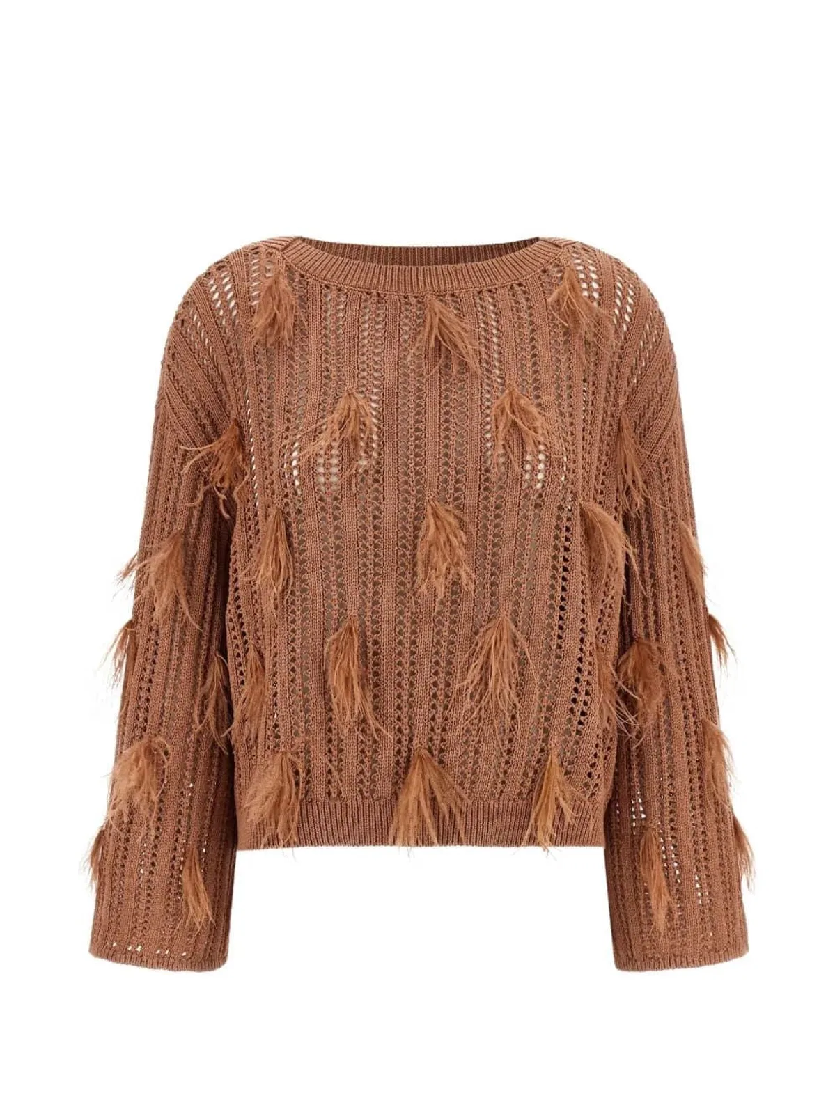 Twin-Set Twinset Perforated Cotton Sweater