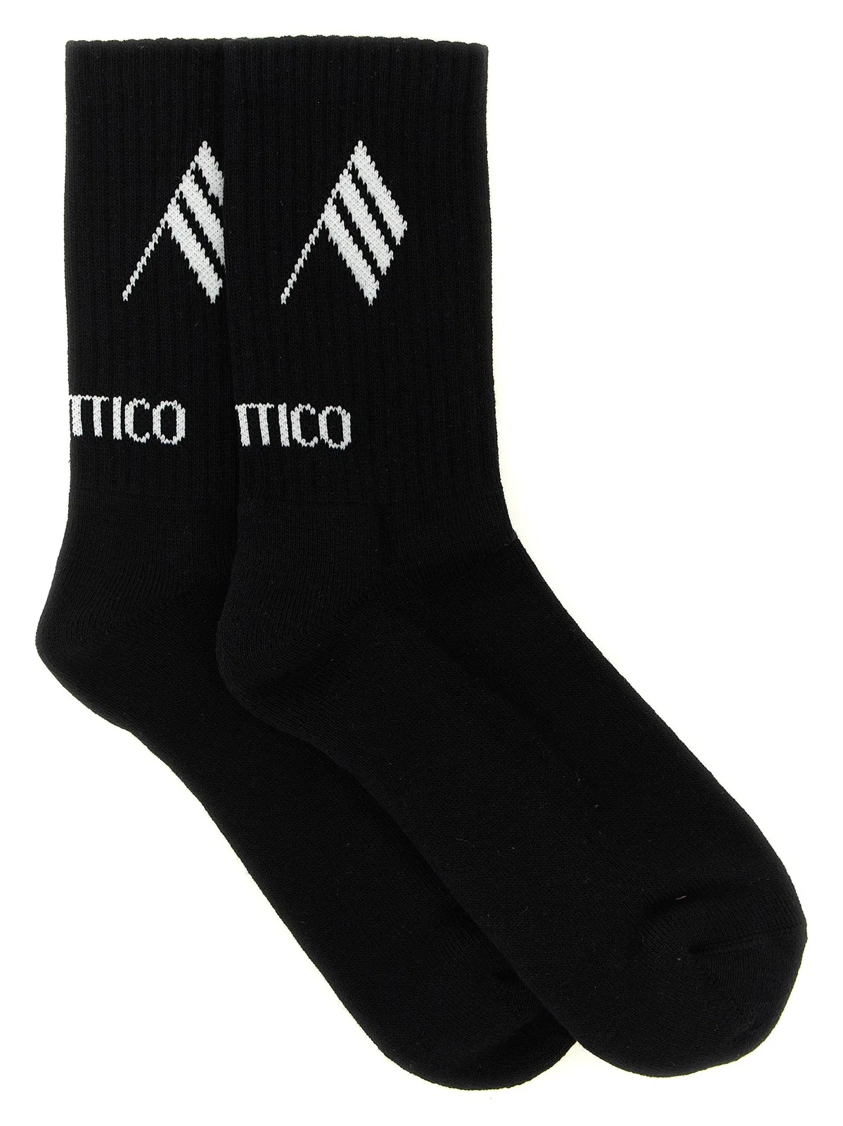 The Attico Logo Intarsia Socks