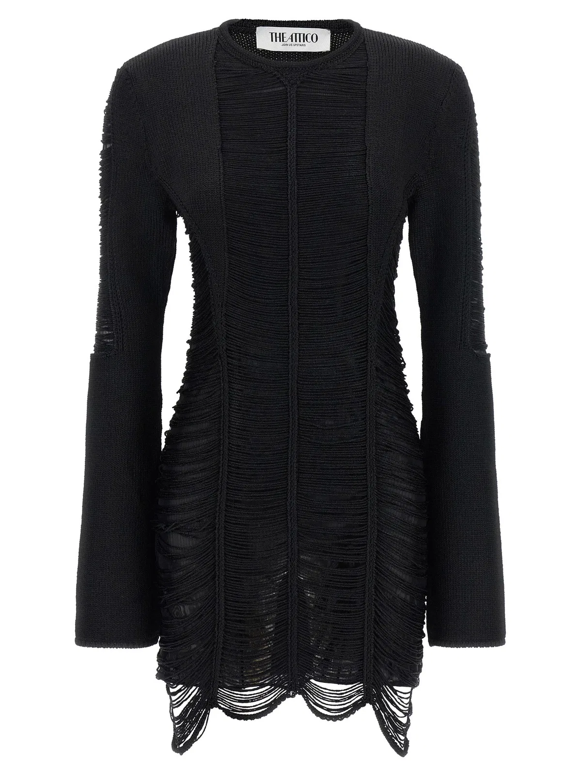 The Attico Fringed Dress