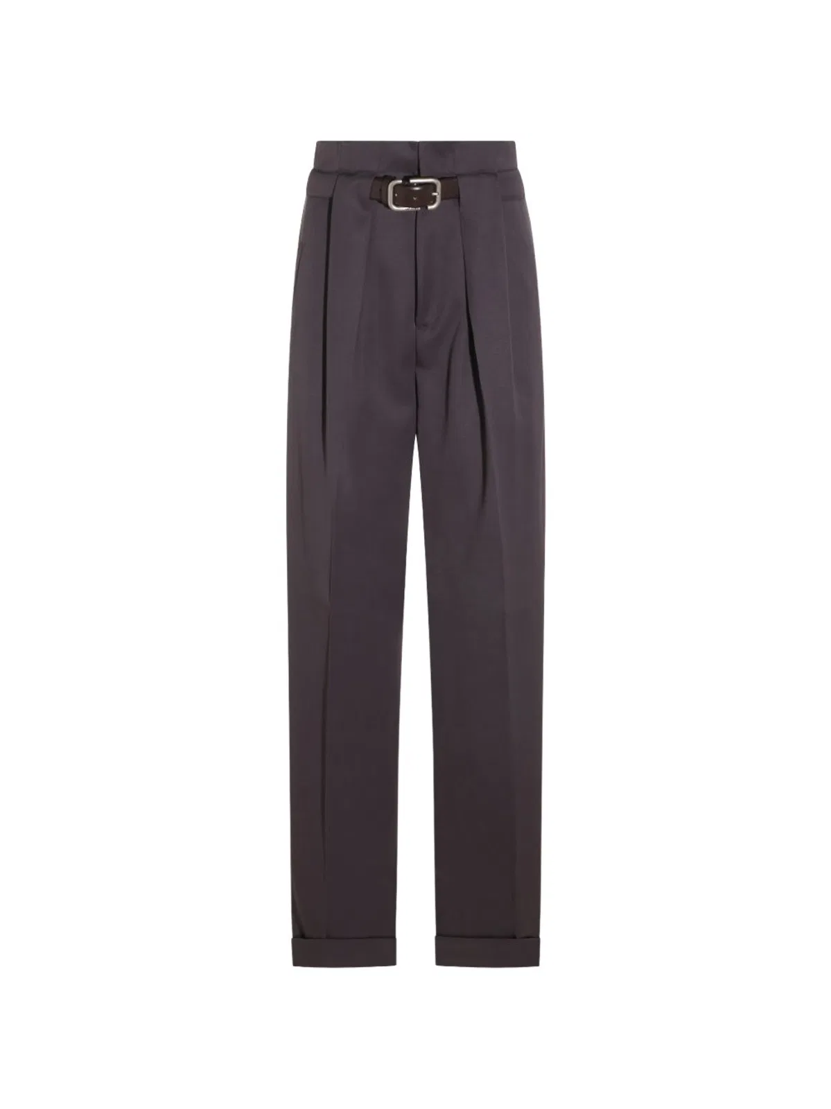The Attico Trousers In Plum.