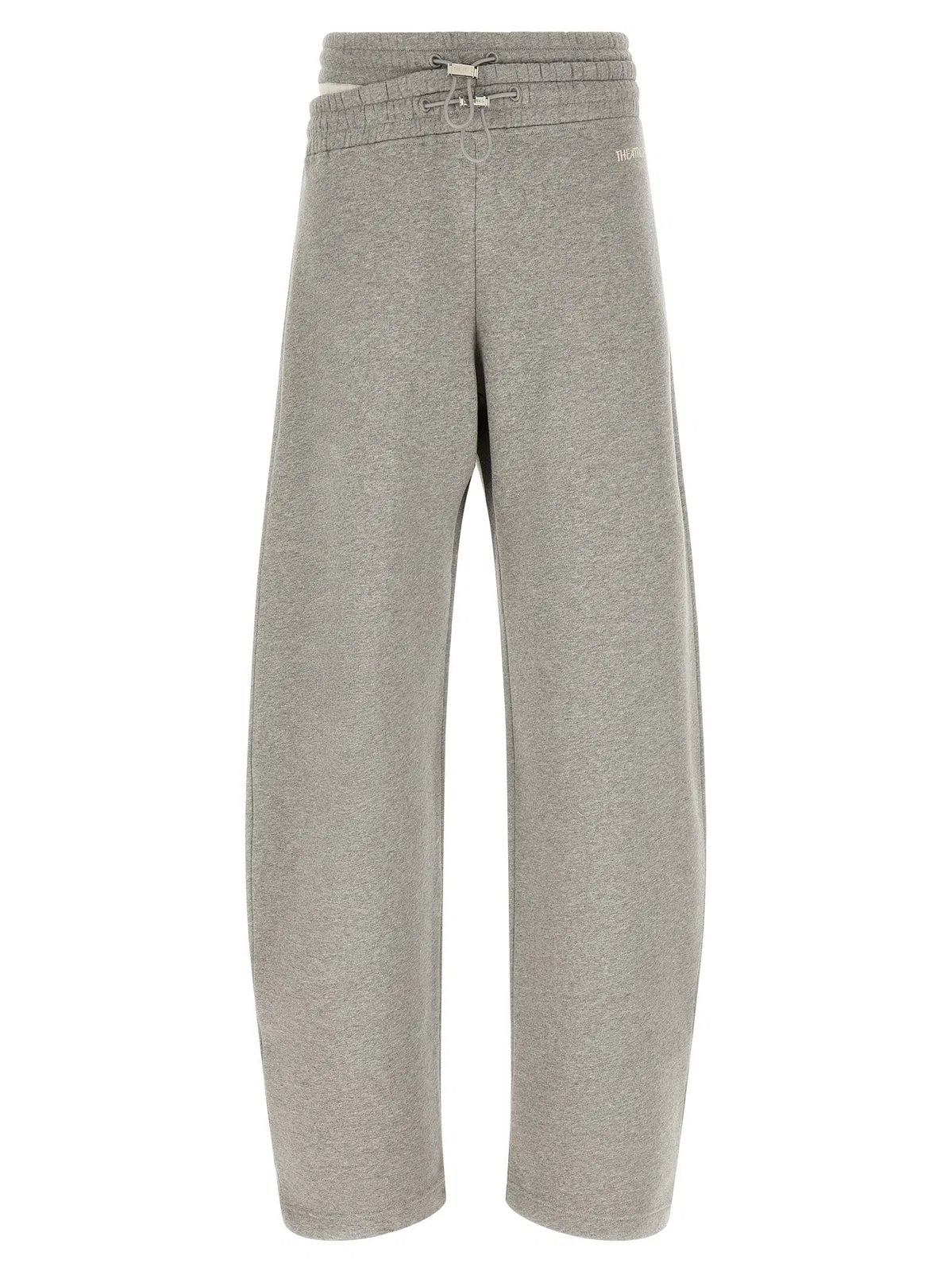 The Attico Asymmetrical Double Waist Trousers