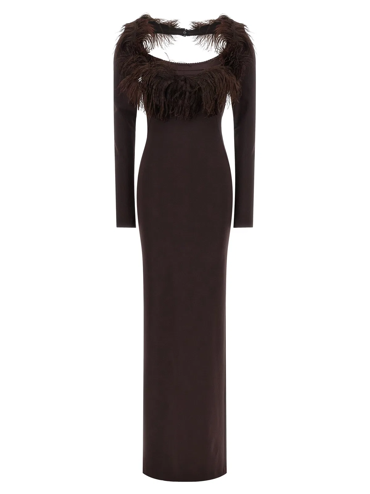 The Attico Feather Dress