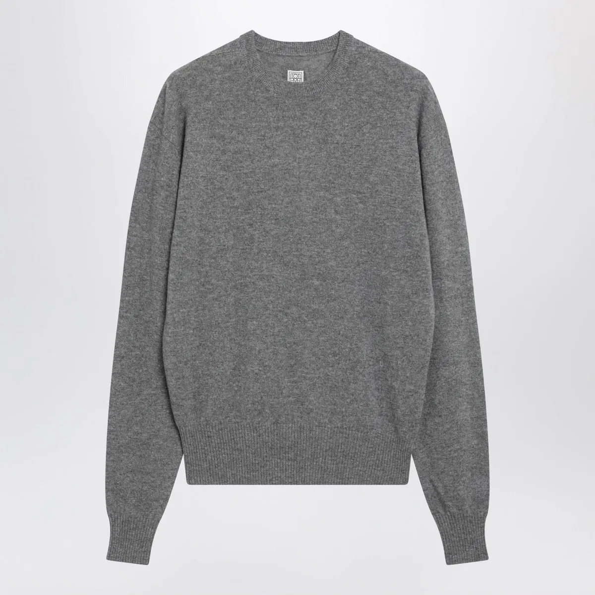 Toteme Classic Cashmere Crewneck Sweater In Mid