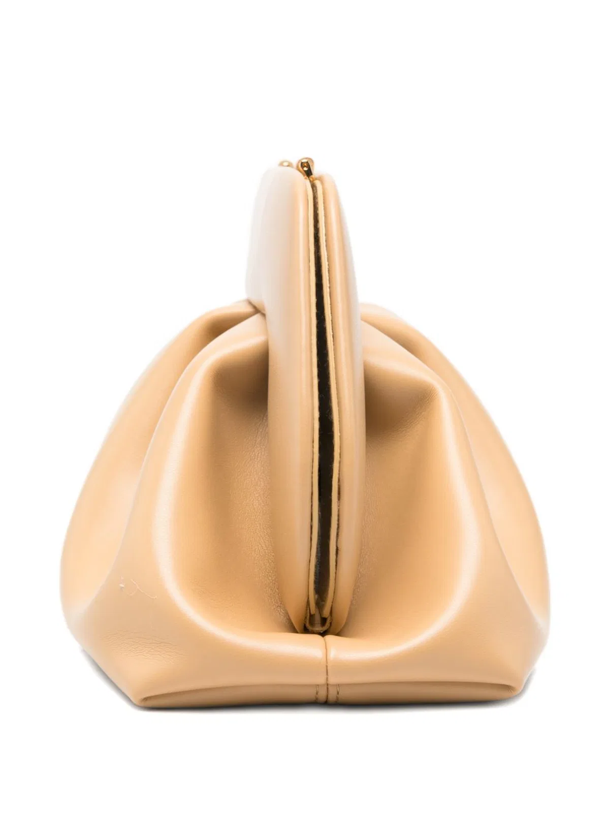 Themoirè Beige Recycled Polyurethane Handbag