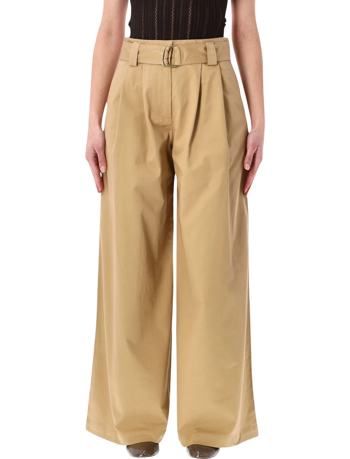 Sessun Sessùn Riva High-Rise Pleated Trousers