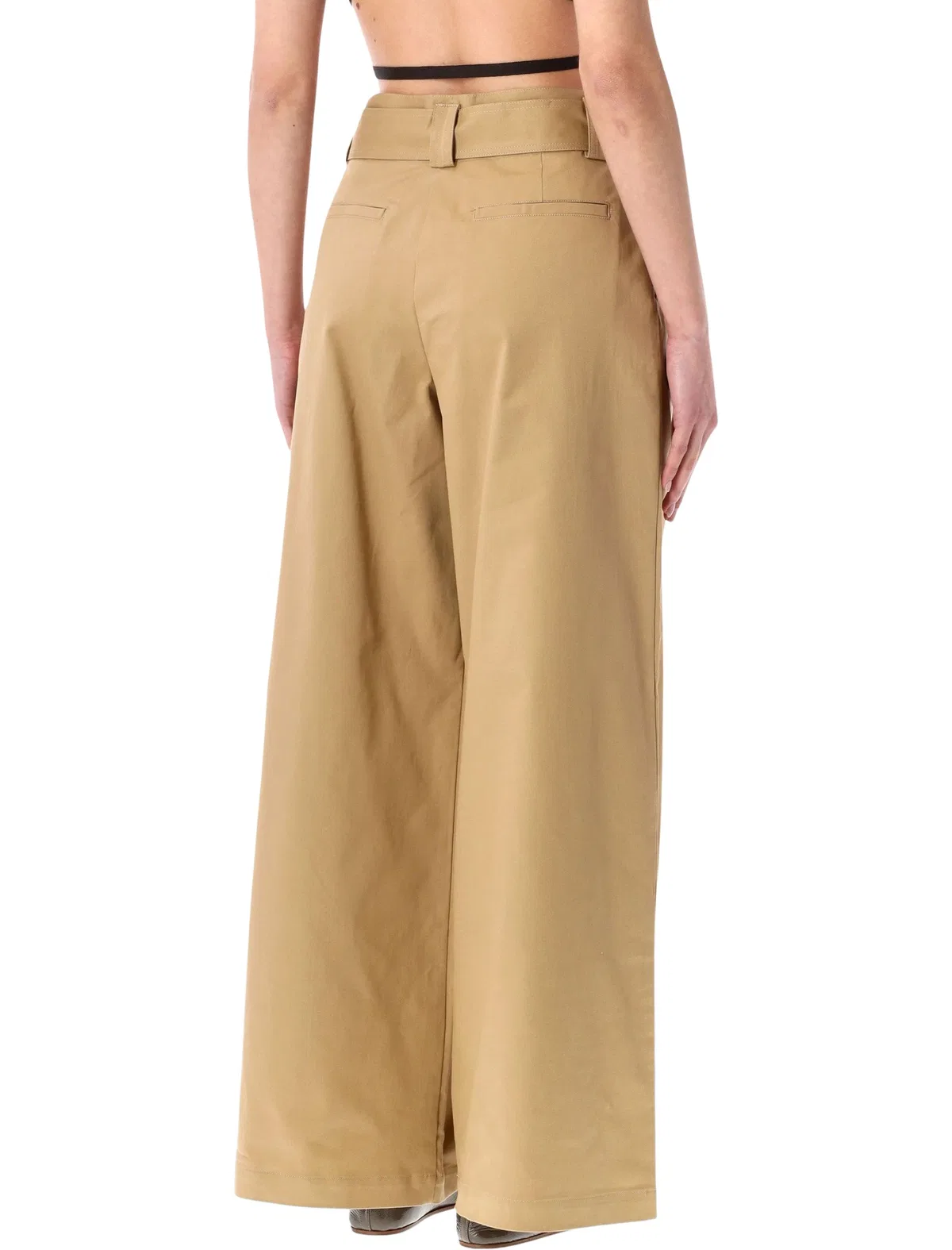 Sessun Sessùn Riva High-Rise Pleated Trousers