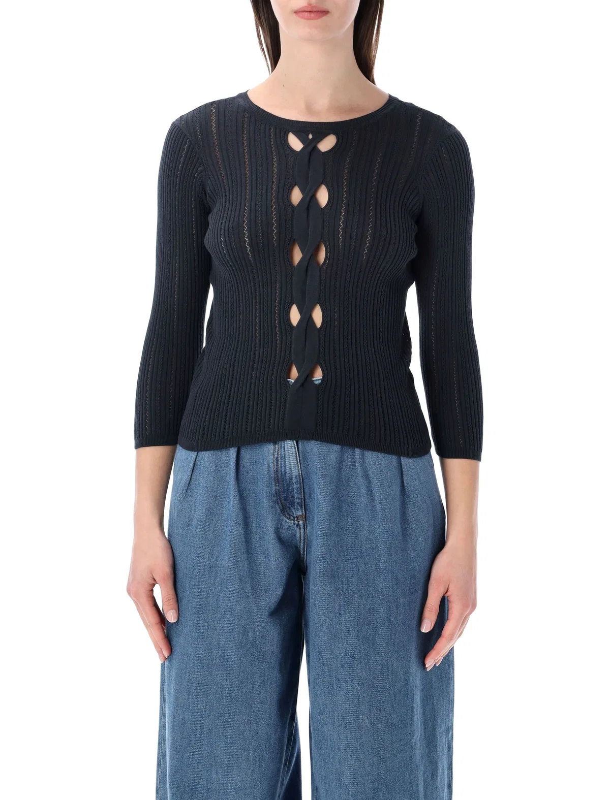Sessun Sessùn Alencar Cable-Knit Jumper
