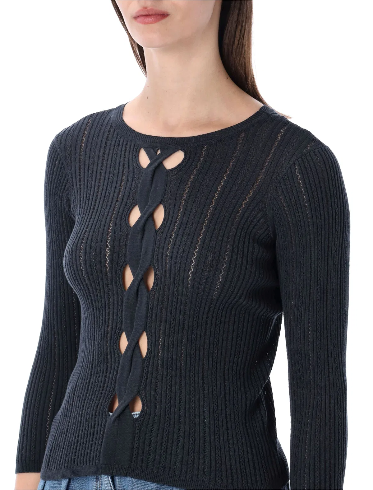 Sessun Sessùn Alencar Cable-Knit Jumper