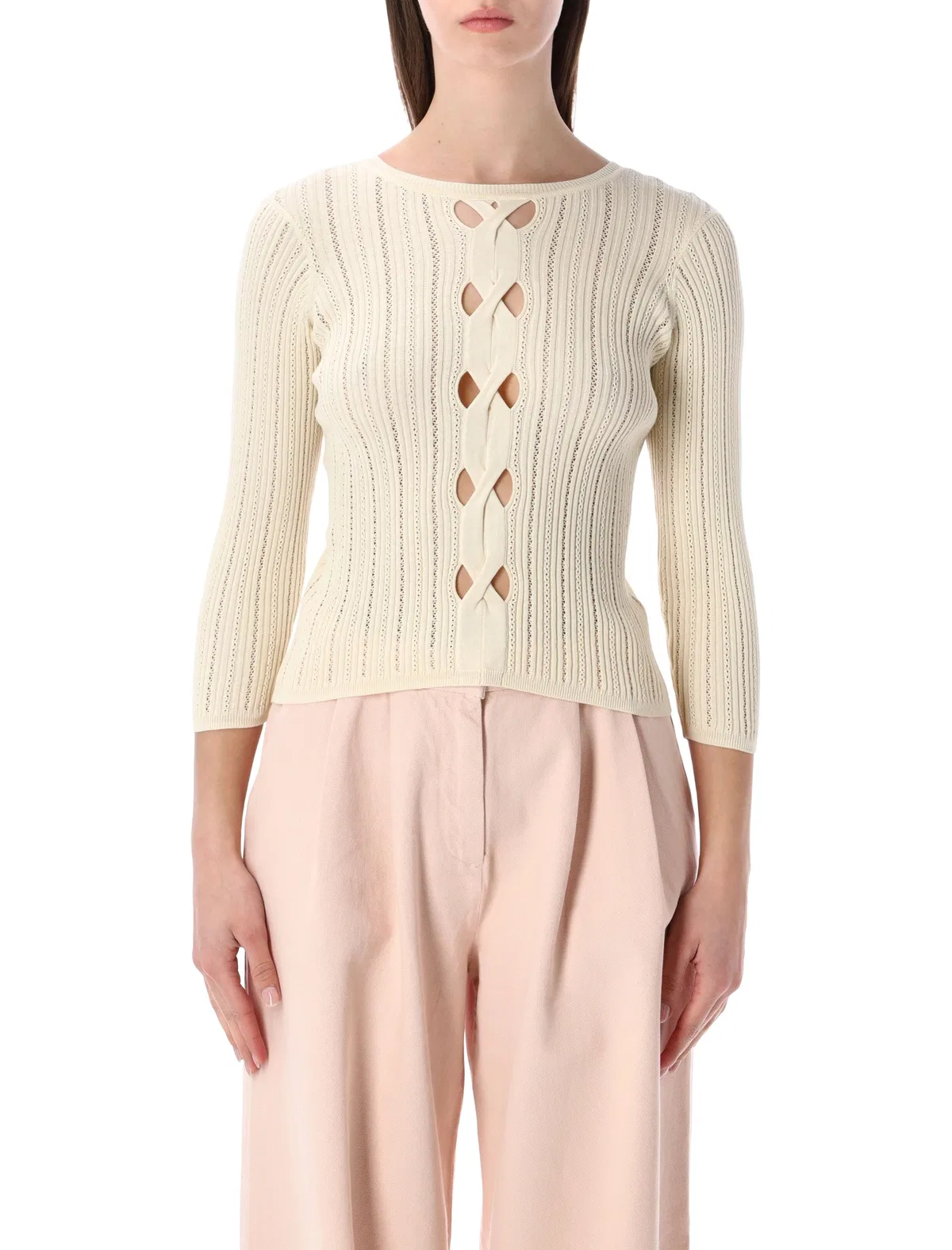 Sessun Sessùn Alencar Cable-Knit Jumper