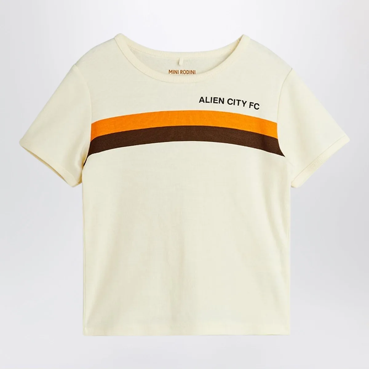 Mini rodini White Alien City Fc 8 T-Shirt