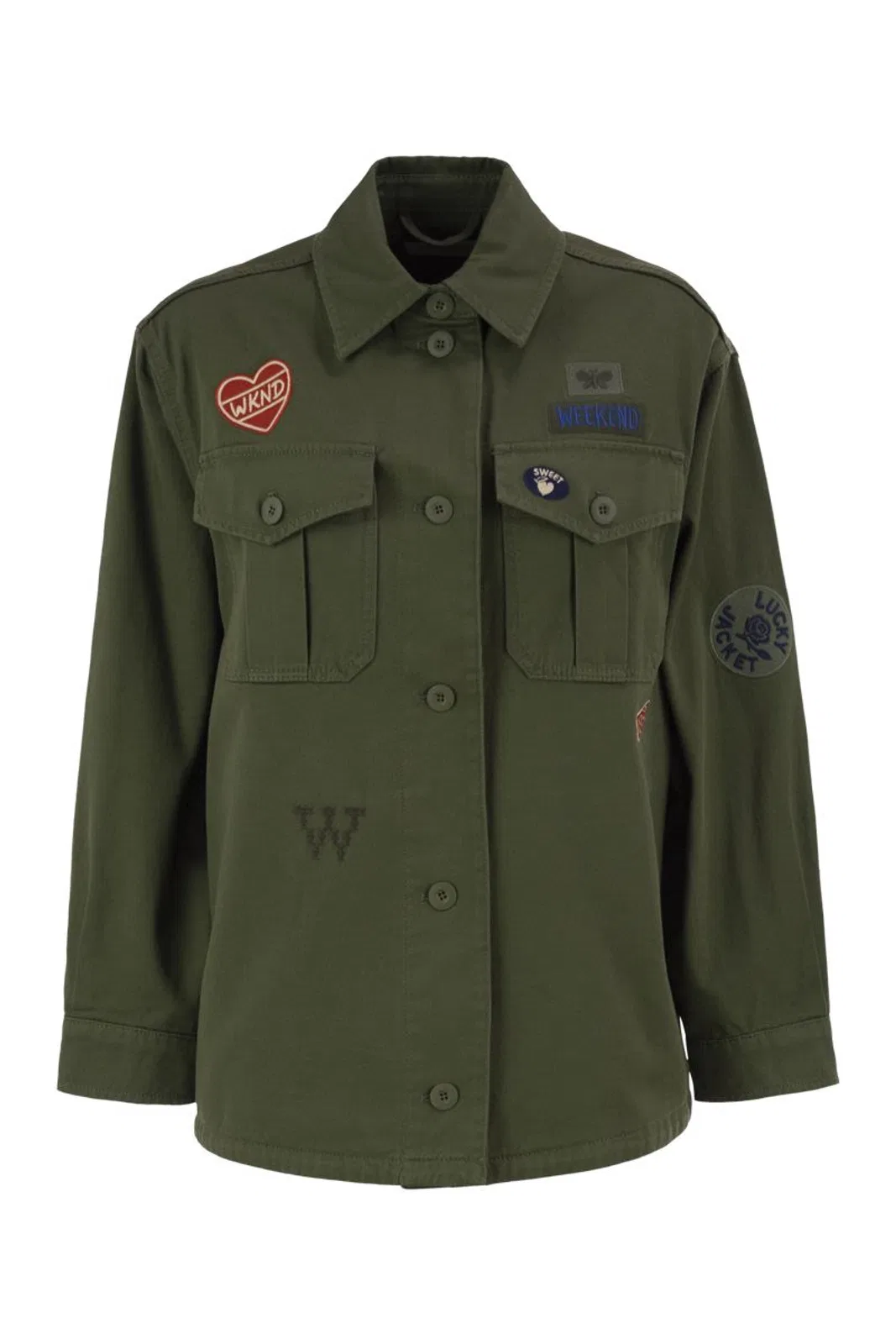 Weekend Max Mara Wkdrazza - Cotton Overshirt With Embroid