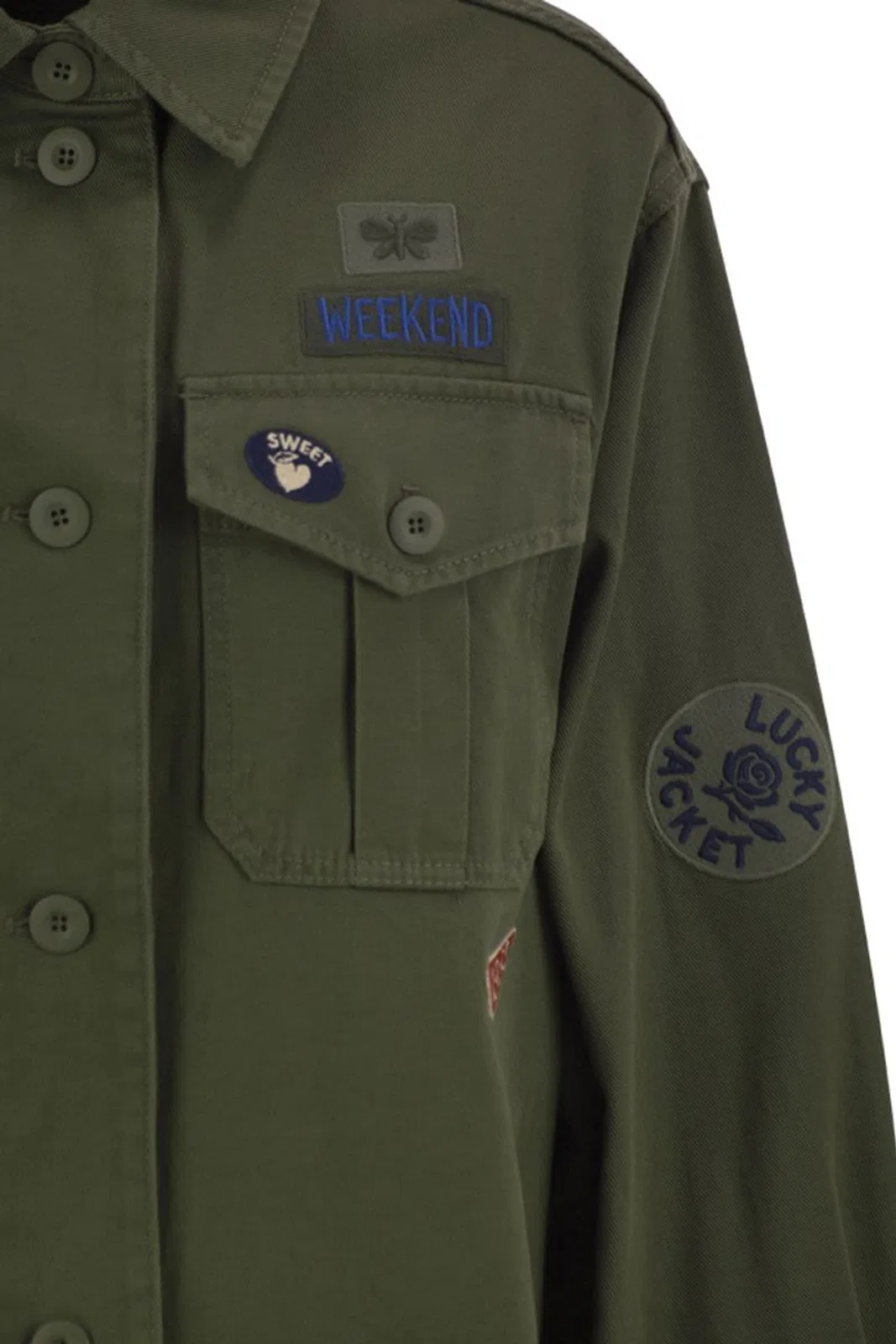 Weekend Max Mara Wkdrazza - Cotton Overshirt With Embroid