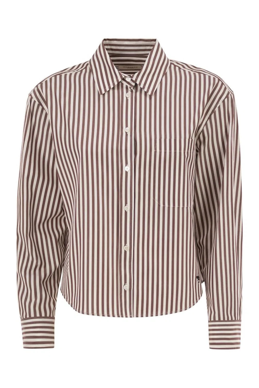 Weekend Max Mara Wkdpanetto - Pure Cotton Striped Shirt