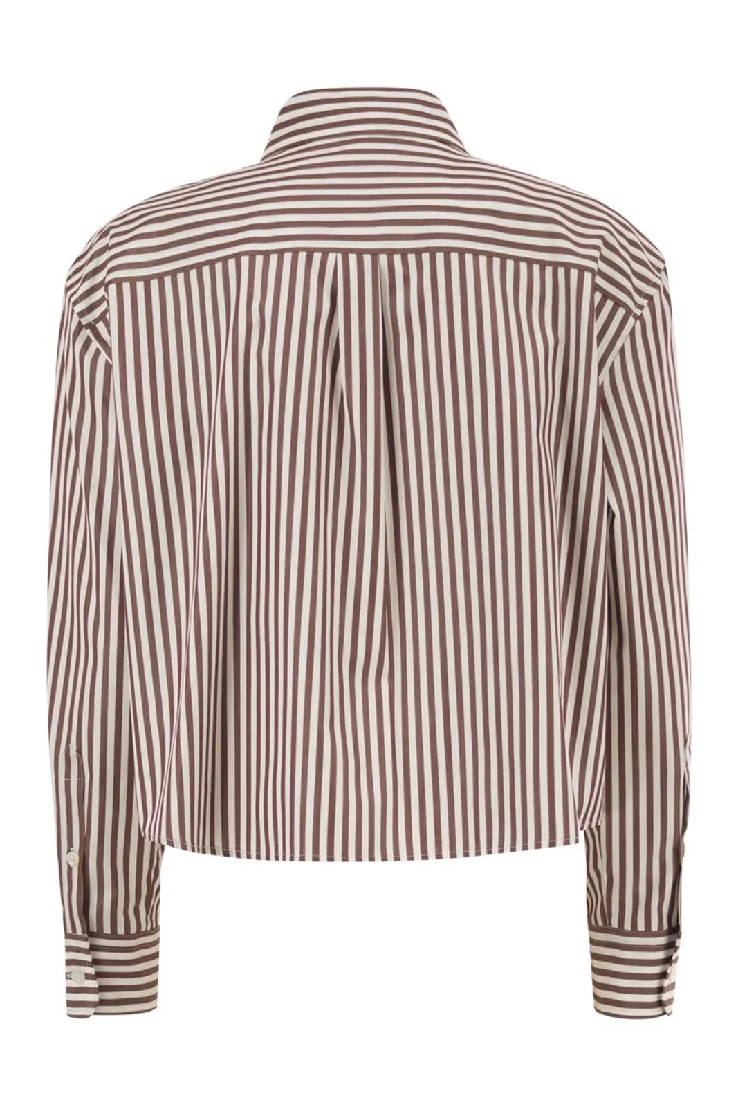 Weekend Max Mara Wkdpanetto - Pure Cotton Striped Shirt