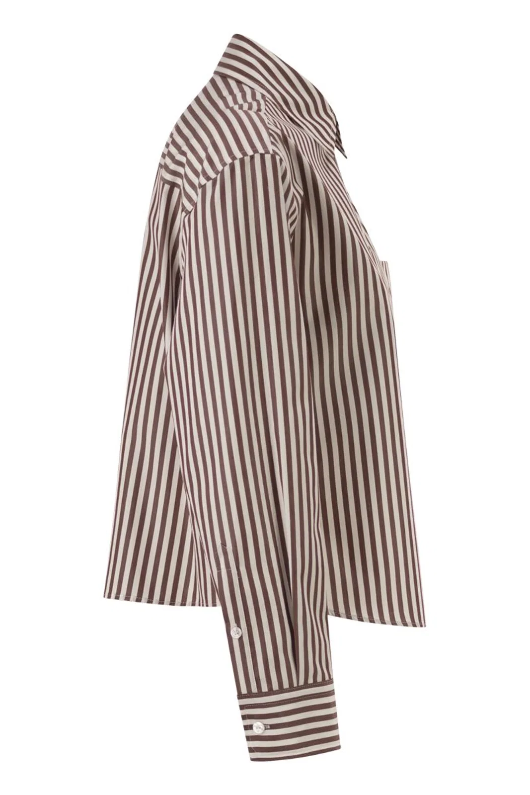 Weekend Max Mara Wkdpanetto - Pure Cotton Striped Shirt